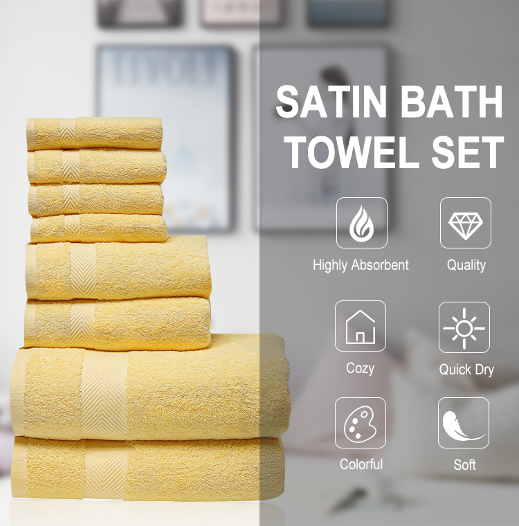 towels bath set hotel