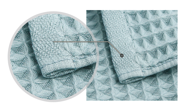 waffle weave cotton towel