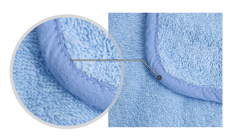 Cotton hooded towel is durable
