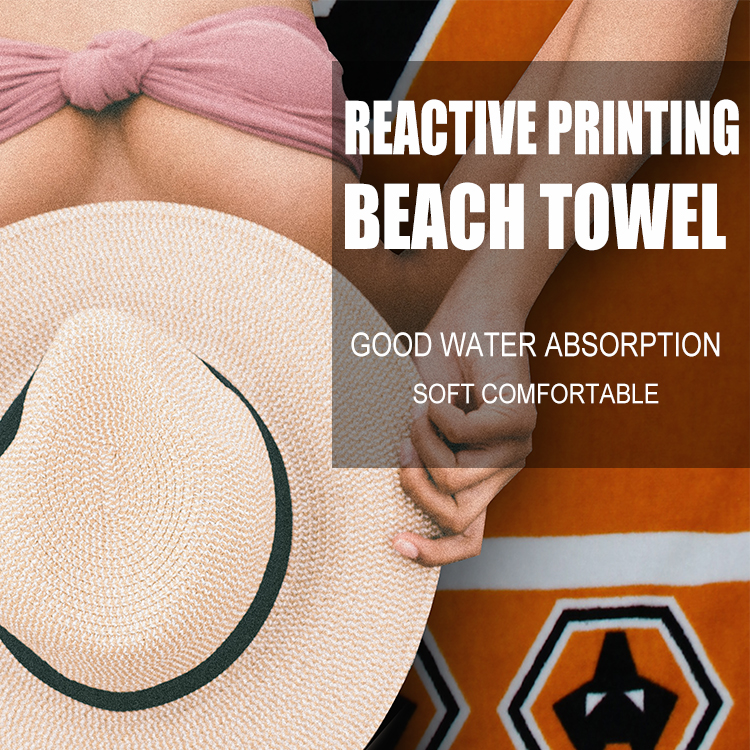 printed cotton  towels highly absorbent