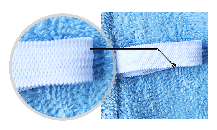 hair towel with button