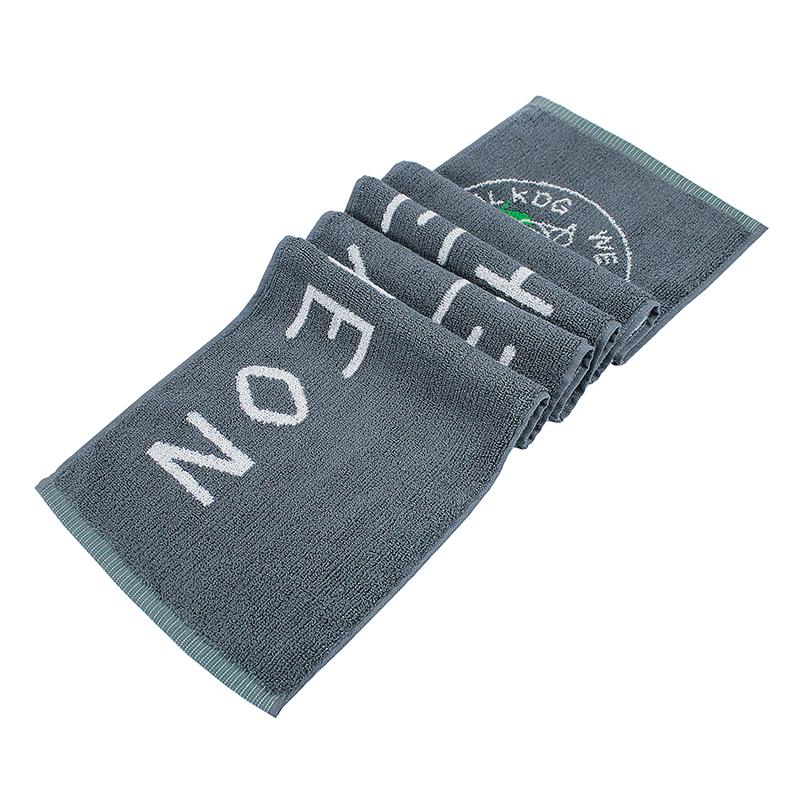 25*100cm 32S/2 Three Color Jacquard Sport Towel Custom Size 100% Cotton Highly-Absorbent Gym Sport Towel