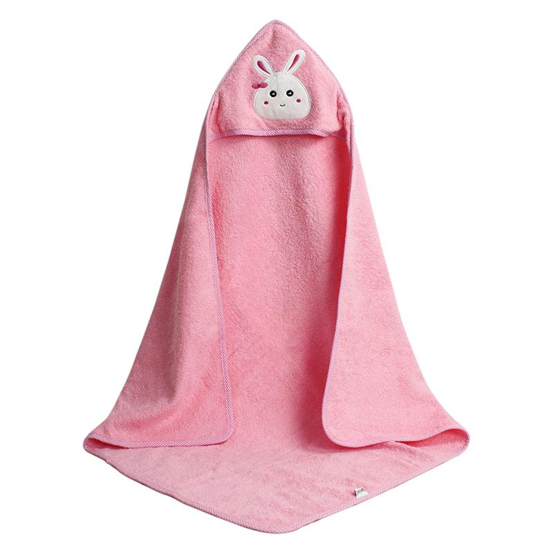 Animal embroidery pattern hooded towel for kids
