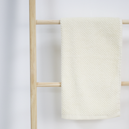 plain white face towel