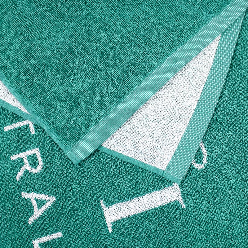 100% cotton jacquard beach towel with logo