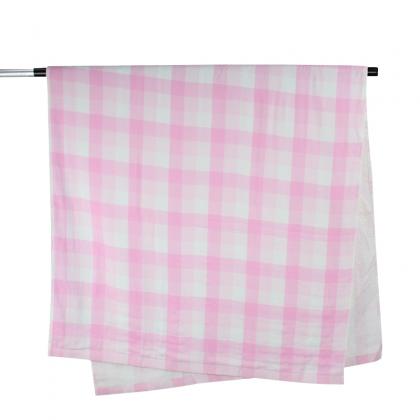 Checkered Towels for bathroom